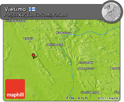 Physical 3D Map of Viesimo
