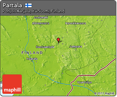 Physical 3D Map of Partala