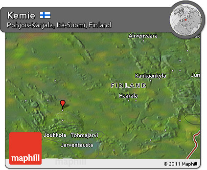Satellite 3D Map of Kemie