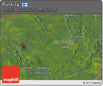 Satellite 3D Map of Pörkilä