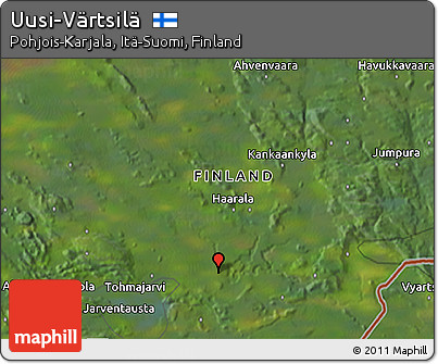 Satellite 3D Map of Uusi-Värtsilä