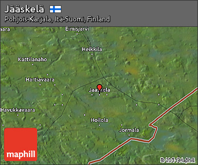 Satellite 3D Map of Jääskelä