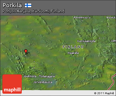 Satellite 3D Map of Pörkilä