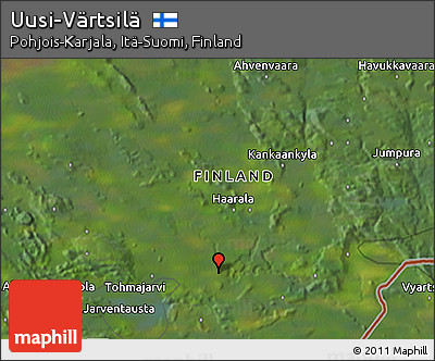 Satellite 3D Map of Uusi-Värtsilä