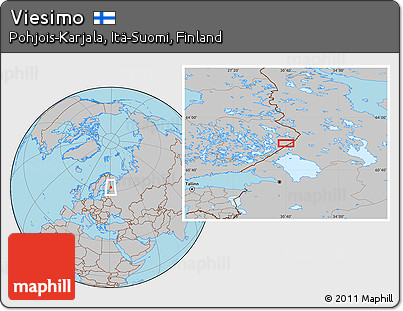 Gray Location Map of Viesimo