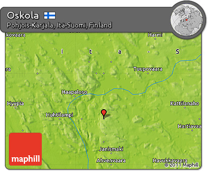 Physical Map of Oskola