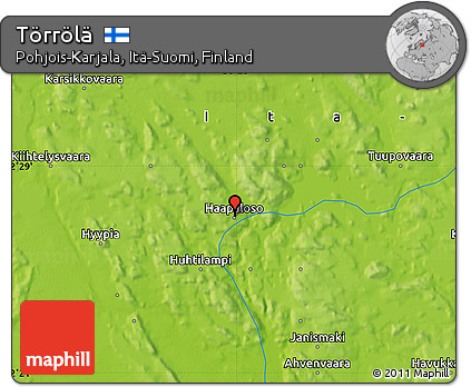 Physical Map of Törrölä