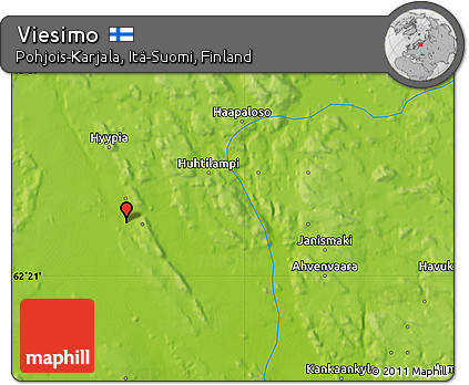 Physical Map of Viesimo