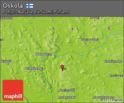 Physical Map of Oskola