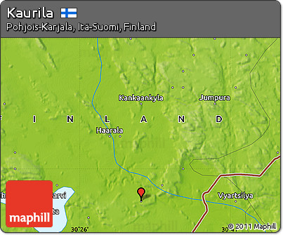 Physical Map of Kaurila