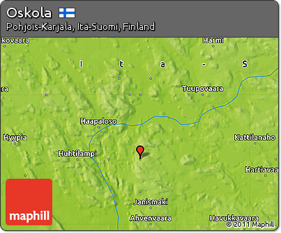 Physical Map of Oskola