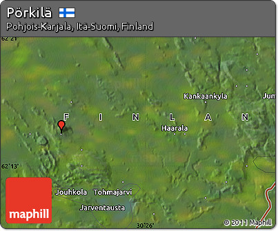 Satellite Map of Pörkilä