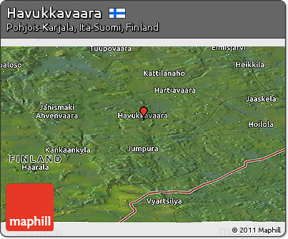 Satellite Panoramic Map of Havukkavaara