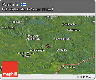 Satellite Panoramic Map of Partala