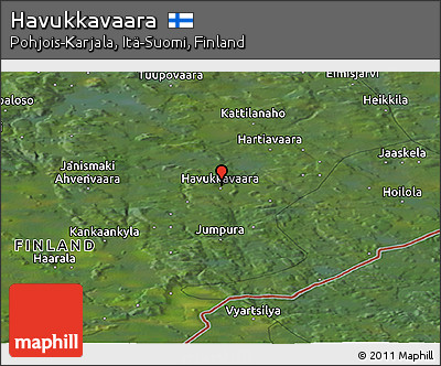 Satellite Panoramic Map of Havukkavaara