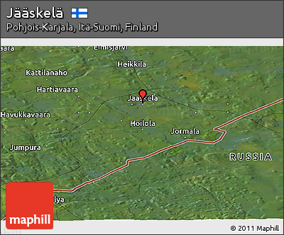 Satellite Panoramic Map of Jääskelä