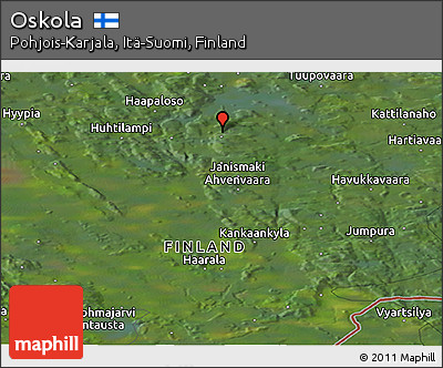 Satellite Panoramic Map of Oskola