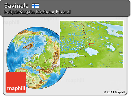 Physical Location Map of Savinala
