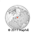 Outline Map of the Area around 62° 20' 44" N, 31° 31' 29" E, rectangular outline