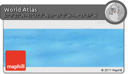 Physical Panoramic Map of the Area around 62° 20' 44" N, 34° 46' 29" W