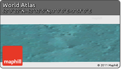 Satellite Panoramic Map of the Area around 62° 20' 44" N, 3° 28' 30" E