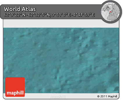 Satellite 3D Map of the Area around 62° 20' 44" N, 4° 19' 30" E