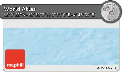 Physical Panoramic Map of the Area around 62° 20' 44" N, 4° 19' 30" E