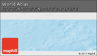 Physical Panoramic Map of the Area around 62° 20' 44" N, 4° 19' 30" E