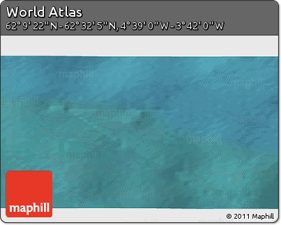 Satellite 3D Map of the Area around 62° 20' 44" N, 4° 10' 30" W