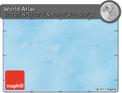 Physical Map of the Area around 62° 20' 44" N, 4° 10' 30" W