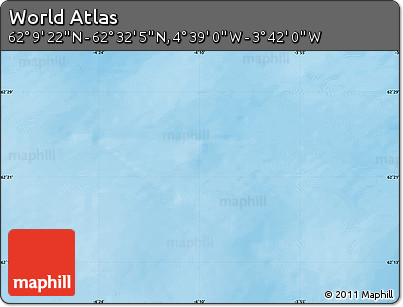 Physical Map of the Area around 62° 20' 44" N, 4° 10' 30" W