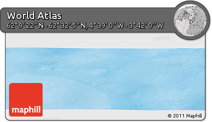 Political Panoramic Map of the Area around 62° 20' 44" N, 4° 10' 30" W