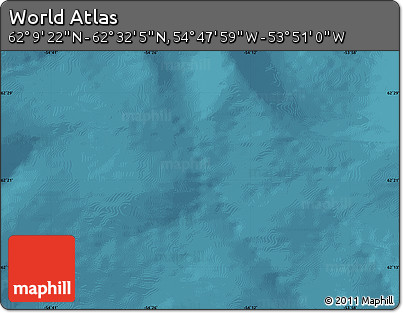 Satellite Map of the Area around 62° 20' 44" N, 54° 19' 30" W