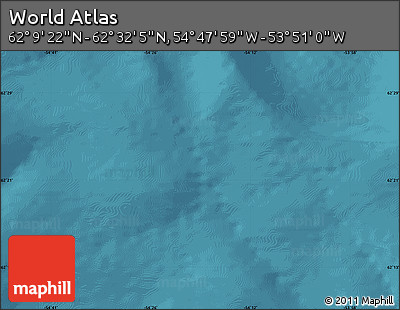 Satellite Map of the Area around 62° 20' 44" N, 54° 19' 30" W