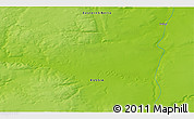 Physical 3D Map of the area around 62° 20' 44" N, 85° 55' 30" E