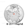 Outline Map of the Area around 62° 20' 44" N, 86° 46' 30" E, rectangular outline