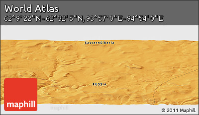 Political Panoramic Map of the Area around 62° 20' 44" N, 94° 25' 30" E