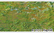 Satellite 3D Map of the area around 62° 20' 44" N, 96° 7' 30" E