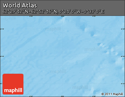 Physical Map of the Area around 62° 40' 59" N, 0° 4' 30" E