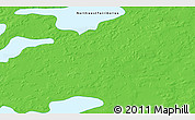 Political 3D Map of the area around 62° 40' 59" N, 106° 10' 30" W