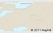 Shaded Relief 3D Map of the area around 62° 40' 59" N, 106° 10' 30" W