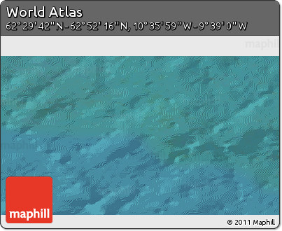 Satellite 3D Map of the Area around 62° 40' 59" N, 10° 7' 30" W