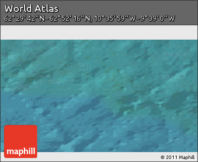 Satellite 3D Map of the Area around 62° 40' 59" N, 10° 7' 30" W