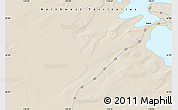 Shaded Relief Map of the area around 62° 40' 59" N, 116° 22' 30" W
