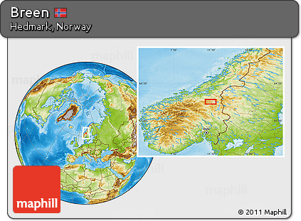 Physical Location Map of Breen