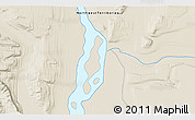 Shaded Relief 3D Map of the area around 62° 40' 59" N, 123° 10' 30" W