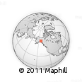 Outline Map of the Area around 62° 40' 59" N, 141° 1' 30" W, rectangular outline