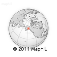 Outline Map of the Area around 62° 40' 59" N, 145° 16' 30" W, rectangular outline