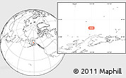 Blank Location Map of the area around 62° 40' 59" N, 151° 13' 29" W