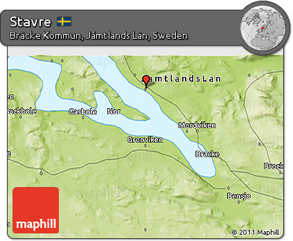 Physical 3D Map of Stavre